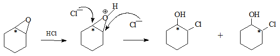 oxirane ring opening