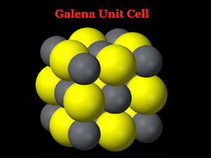 Galena unit cell