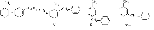friedel craft Reaction of Toulene